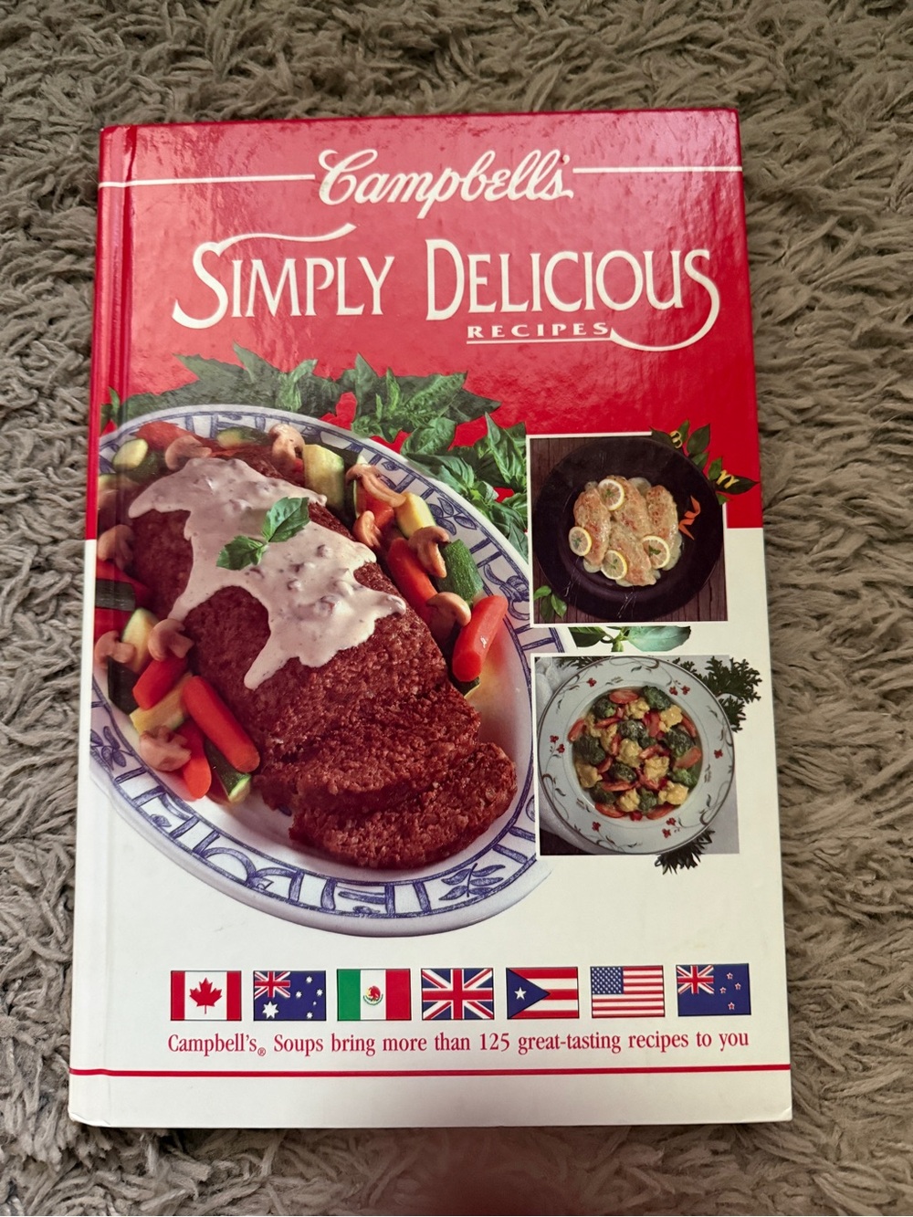 Campbell's Simply Delicious Recipes Cookbook - Red